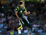 Starc during an Australian training session